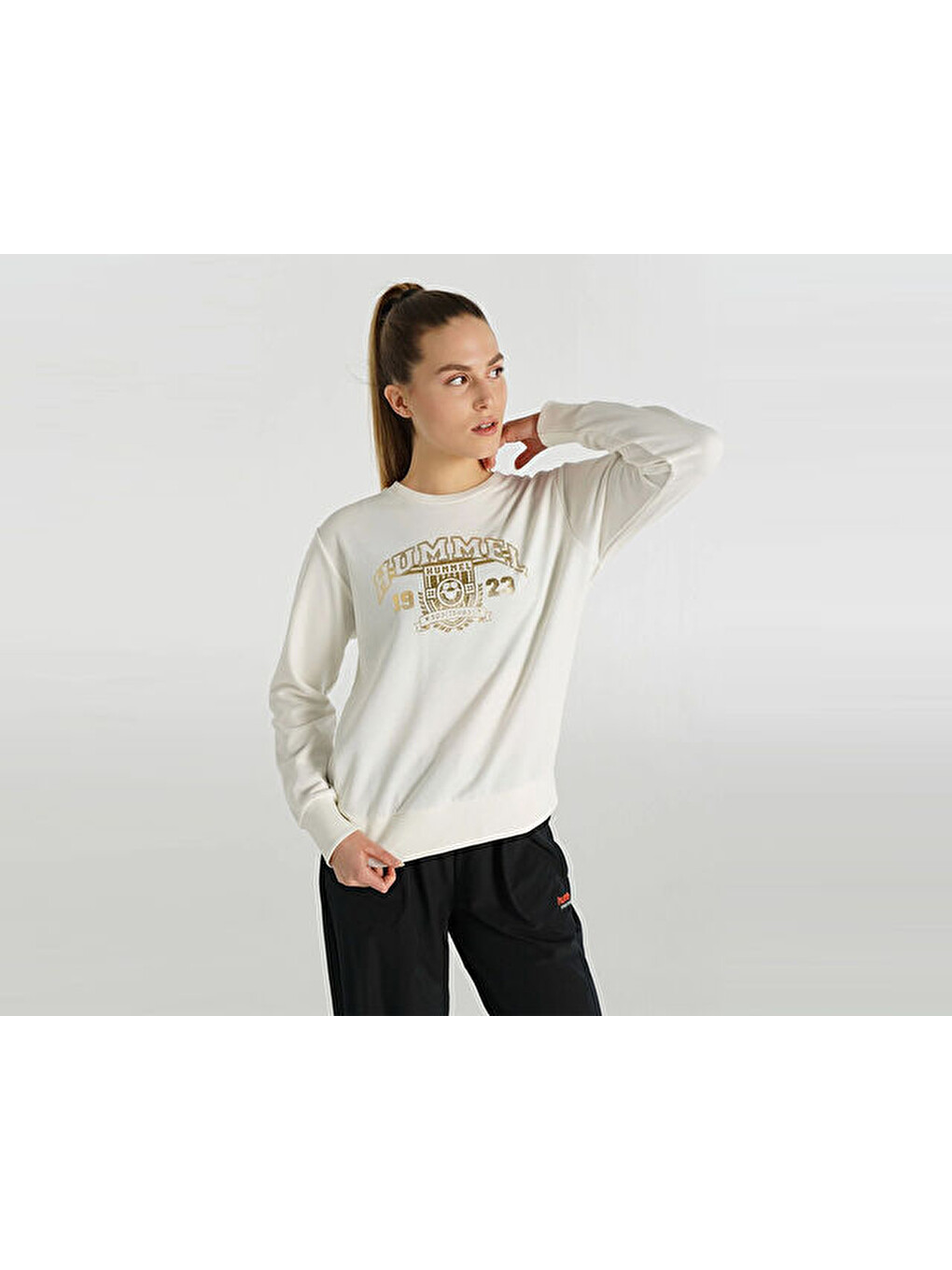 Lenes Sweatshirt Kadın Günlük Sweatshirts 922247-9003 Beyaz-4