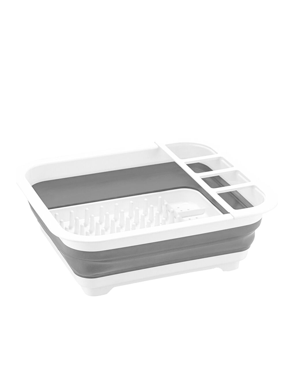 Beyaz AK-763 Katlanır Bulaşıklık Silikon-3