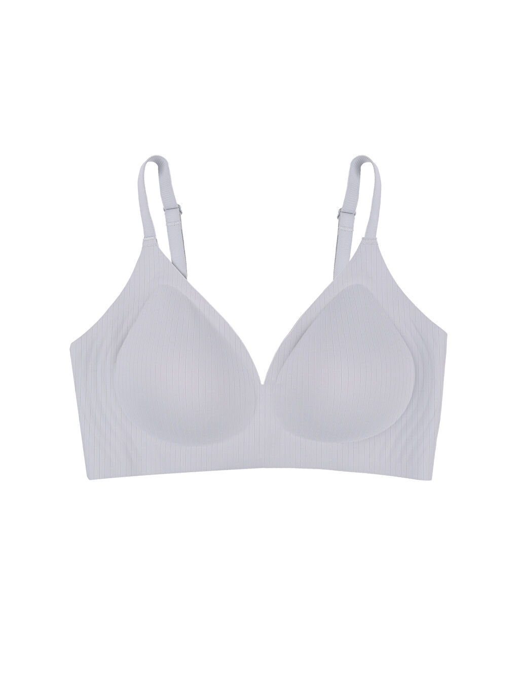 Mavi Balensiz Görünmez Fitilli Kaşkorse Çıkarılabilir Pedli Dikişsiz Sütyen-2