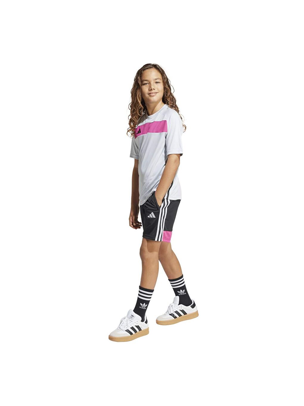 Tiro 25 Essentials Çocuk Siyah Şort-4