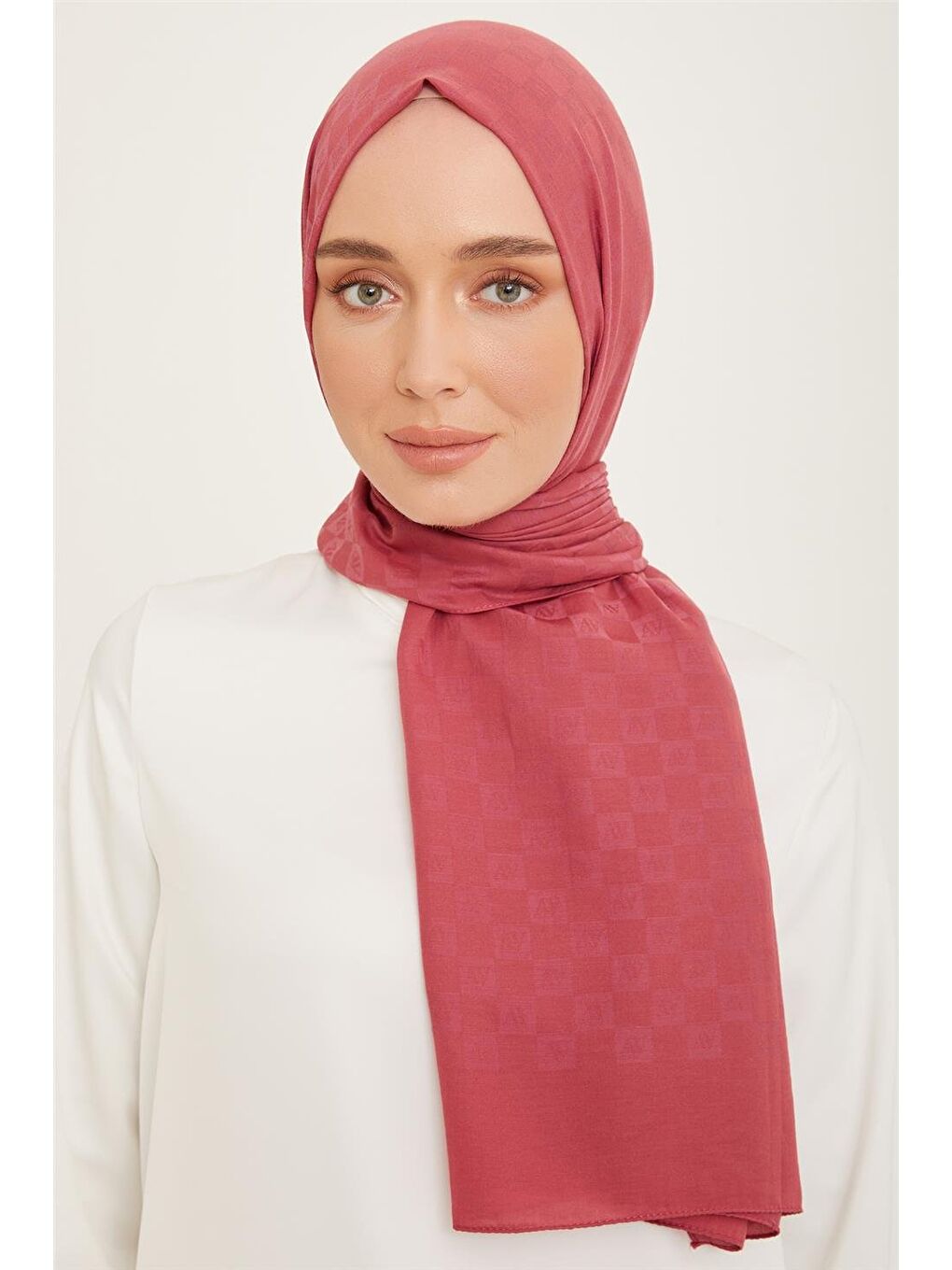 Pembe Trend P.Monogram Şal 2 65 21042