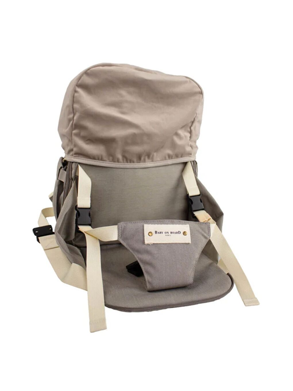 Baby On Board Agathe Galet Sırt Çantalı Taşınabilir Mama Sandalyesi Gris-3