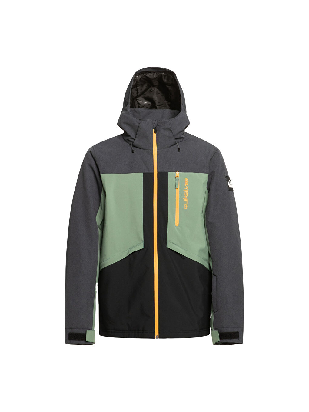 Siyah Chest Logo Erkek Beyaz Tişört-1