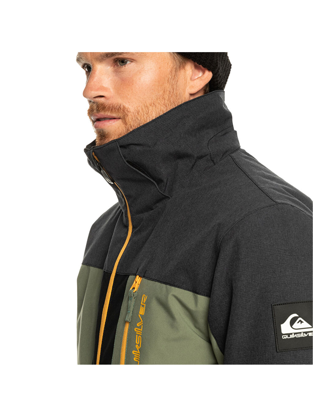 Siyah Chest Logo Erkek Beyaz Tişört-4