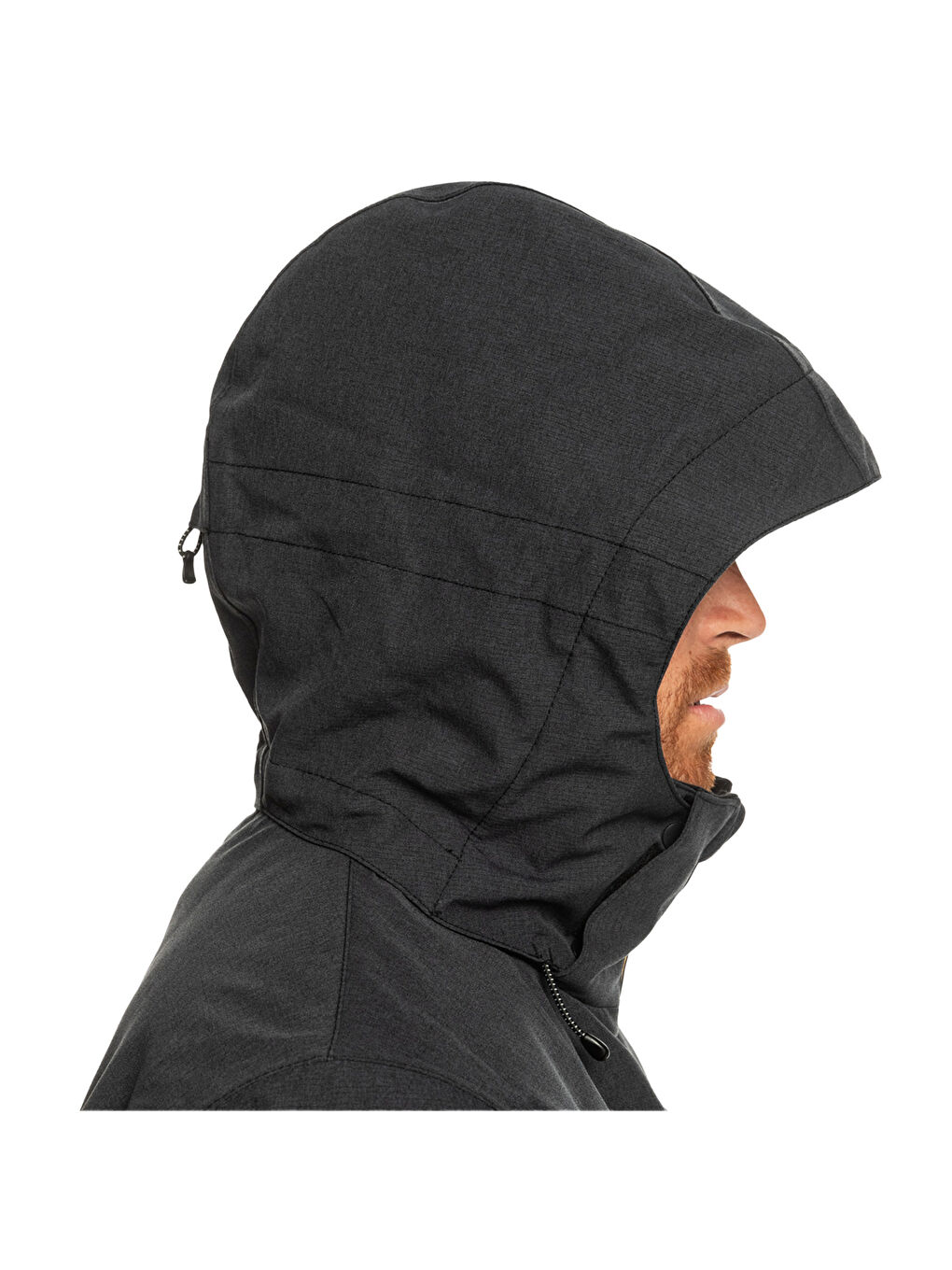 Siyah Chest Logo Erkek Beyaz Tişört-5