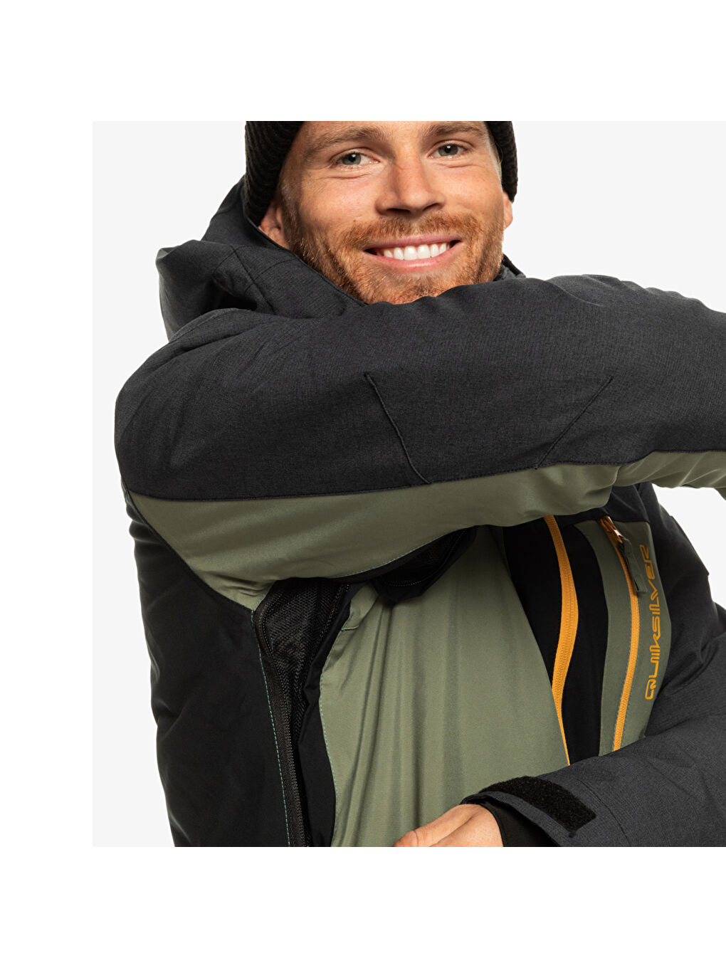 Siyah Chest Logo Erkek Beyaz Tişört-6