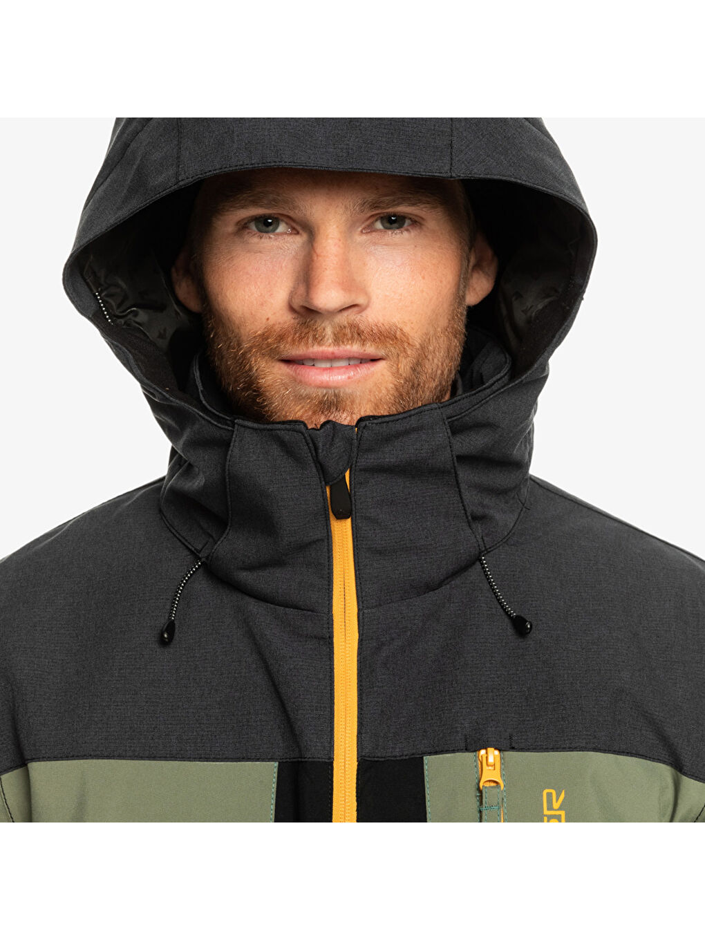 Siyah Chest Logo Erkek Beyaz Tişört-7