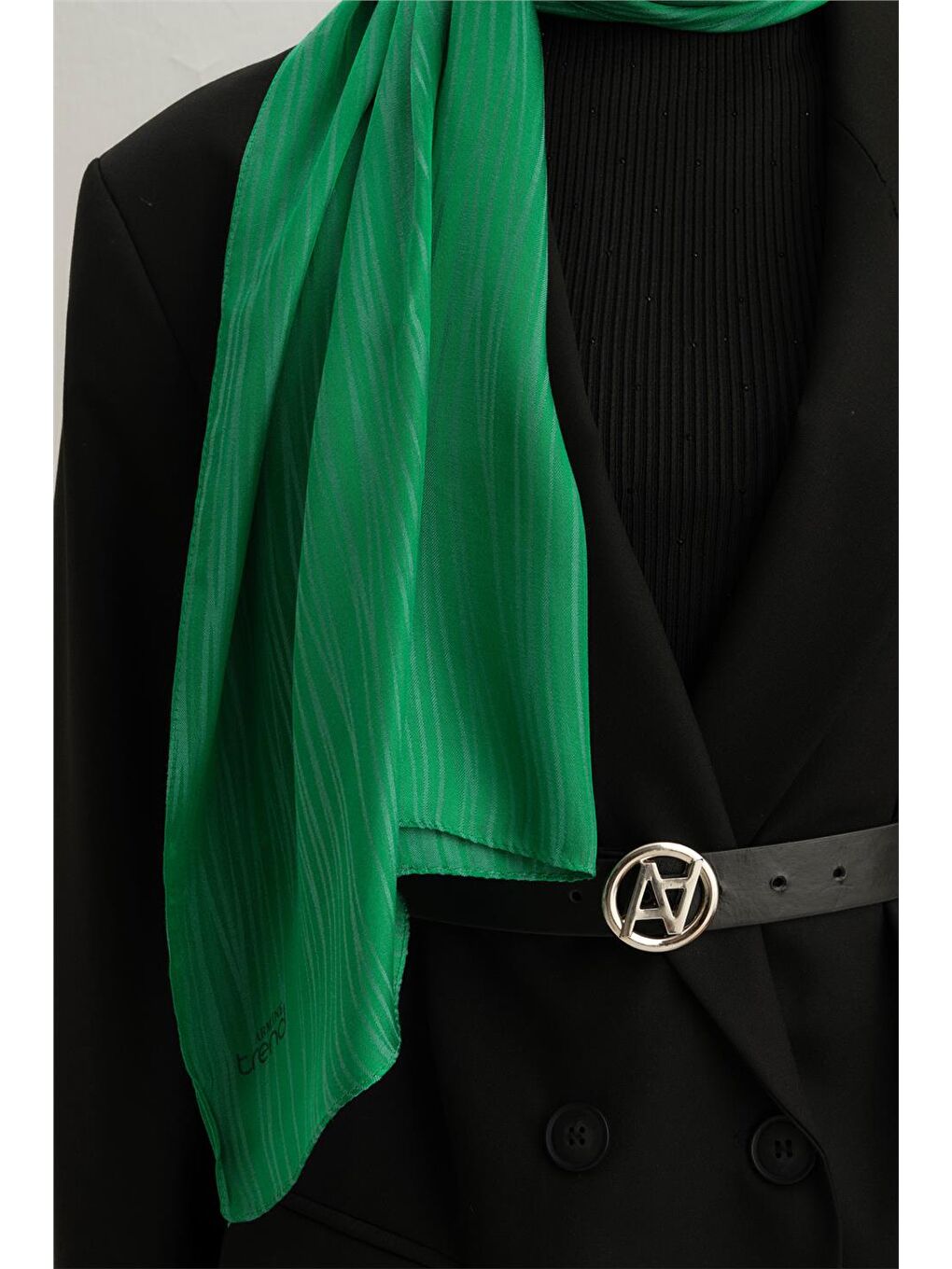 Yeşil Trend Diamond Şal 4 21097 21149-1