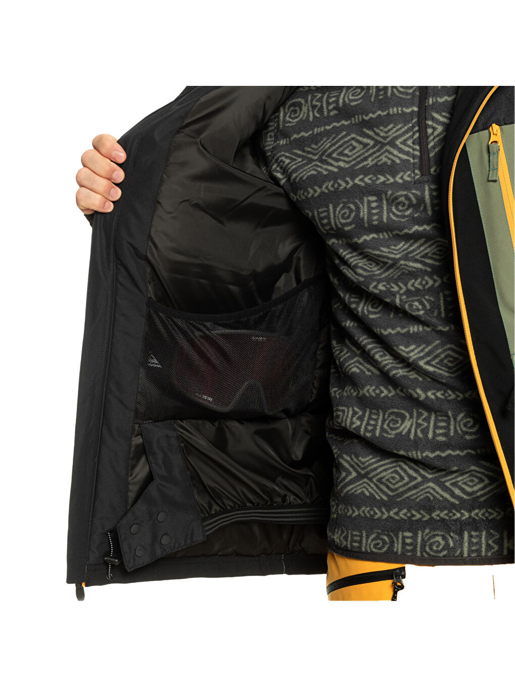 Siyah Chest Logo Erkek Beyaz Tişört-10