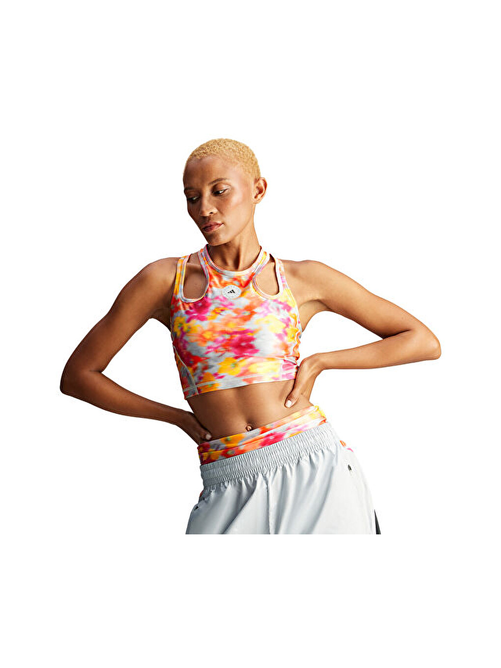 Karışık By Stella Mccartney Pr Sh Crop Kadın Günlük Atlet Iw6325 Renkli