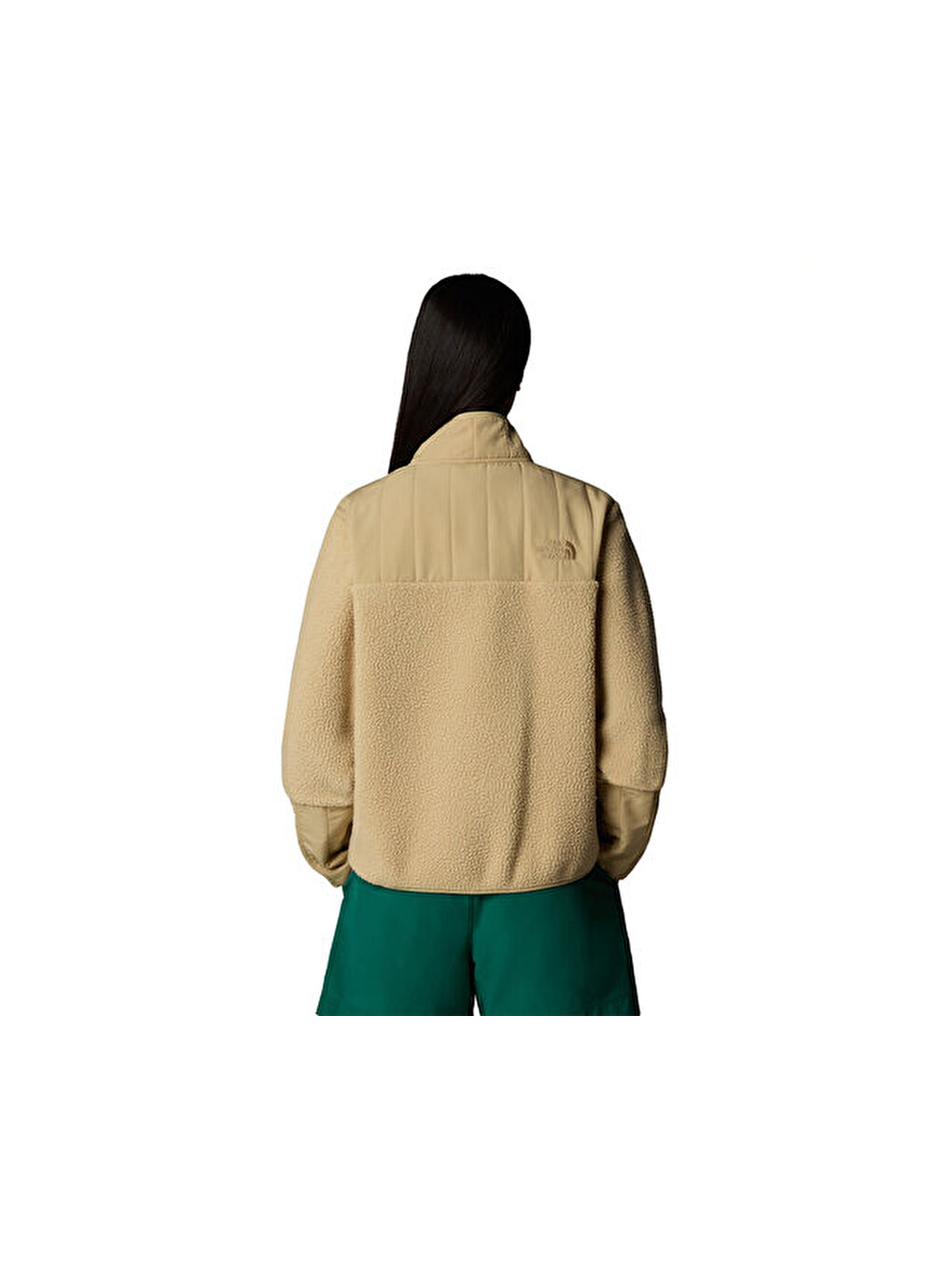 Ekru W Cragmont Fleece 1/4 Snap Kadın Günlük Polar Sweatshirts Nf0a84ıblk51 Krem-1