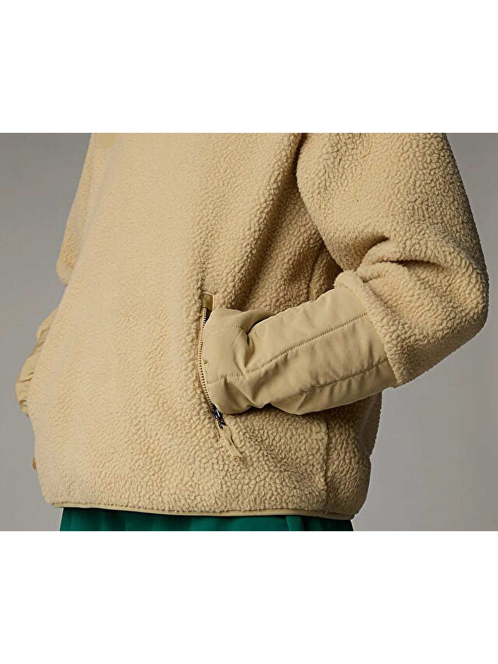 Ekru W Cragmont Fleece 1/4 Snap Kadın Günlük Polar Sweatshirts Nf0a84ıblk51 Krem-4