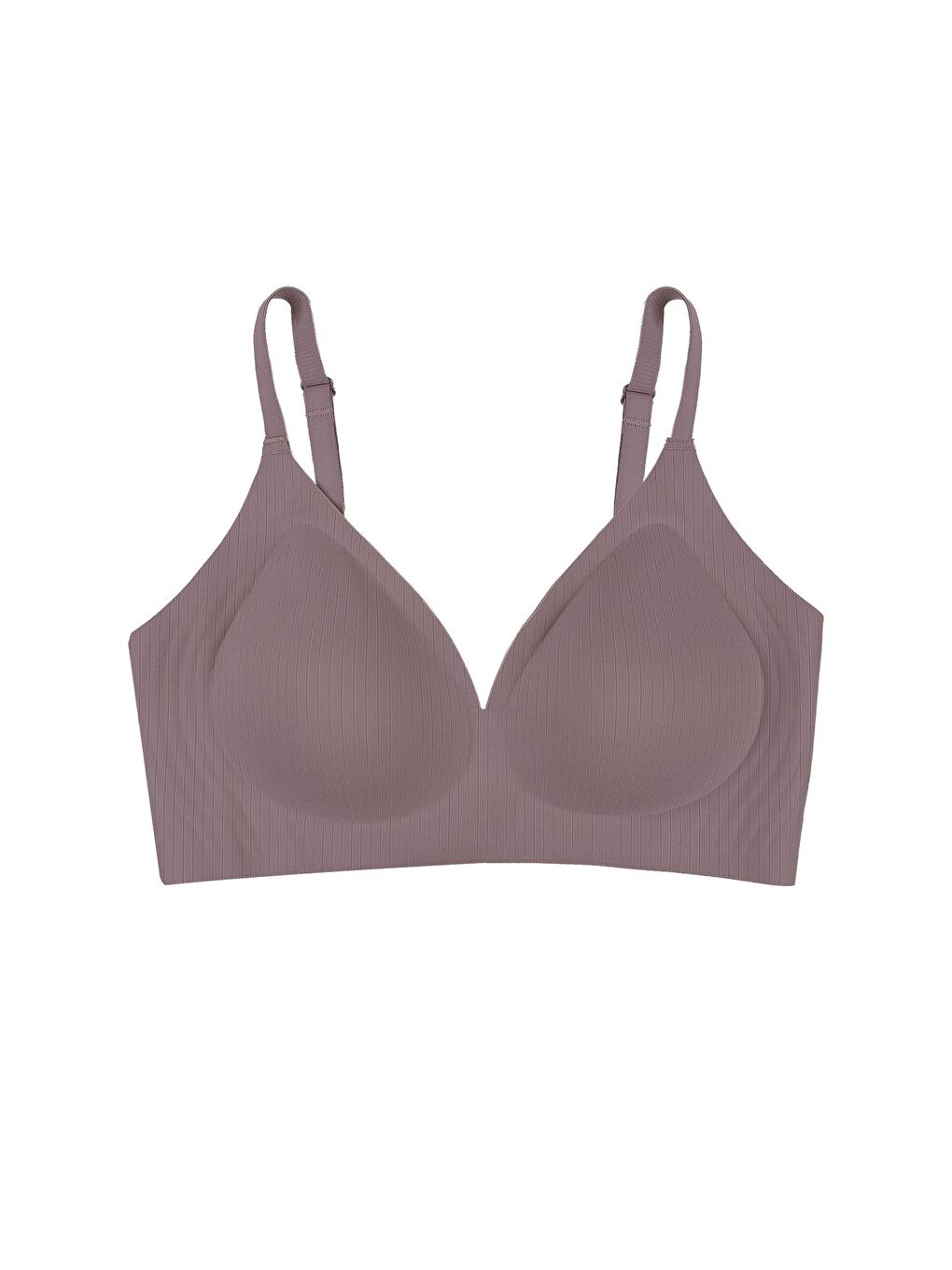 Kahverengi Balensiz Görünmez Fitilli Kaşkorse Çıkarılabilir Pedli Dikişsiz Sütyen-2