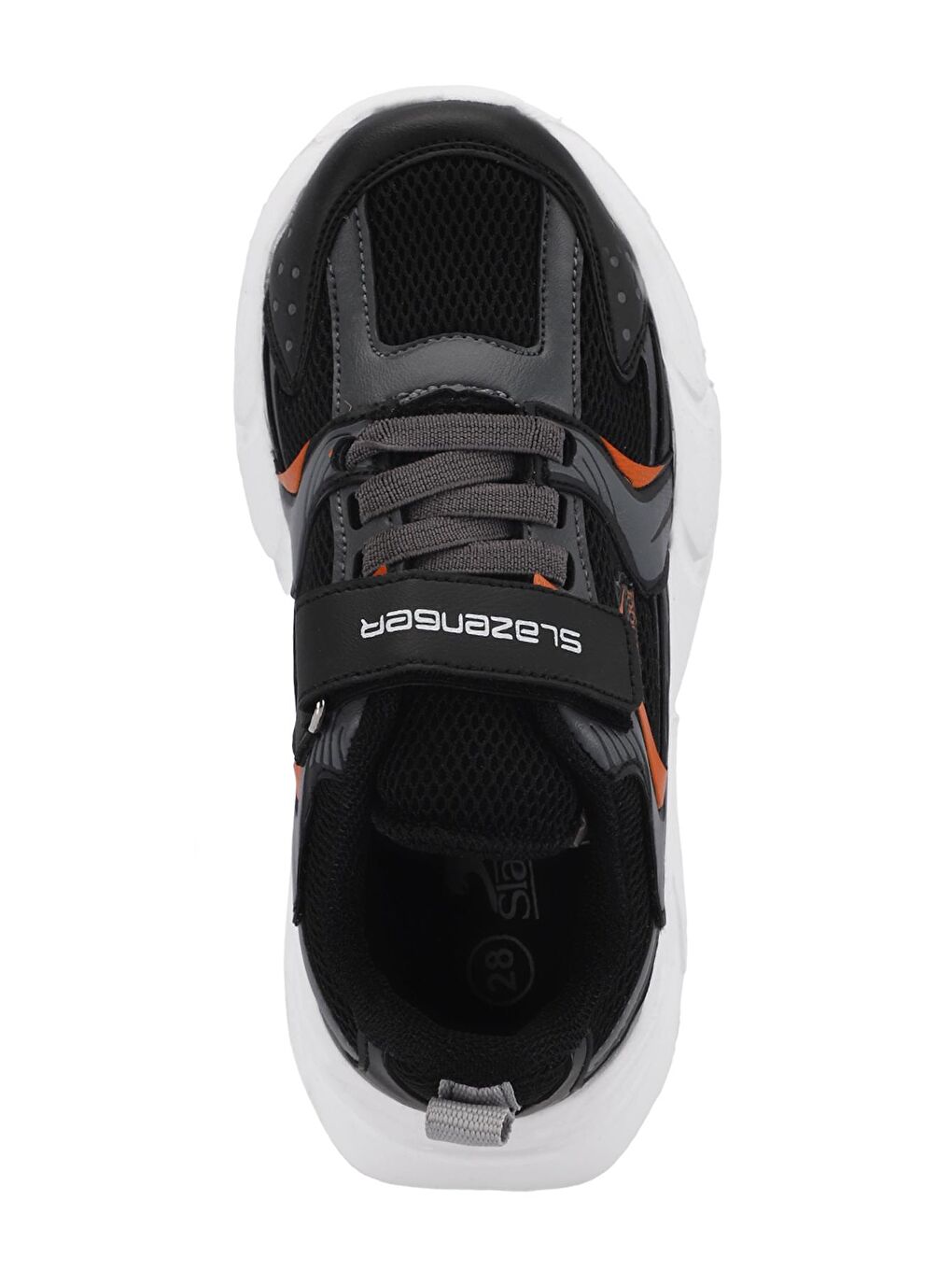 SLAZENGER Siyah-Koyugri KENDALL Unisex Çocuk Sneaker Ayakkabı Siyah / Koyu Gri - 4