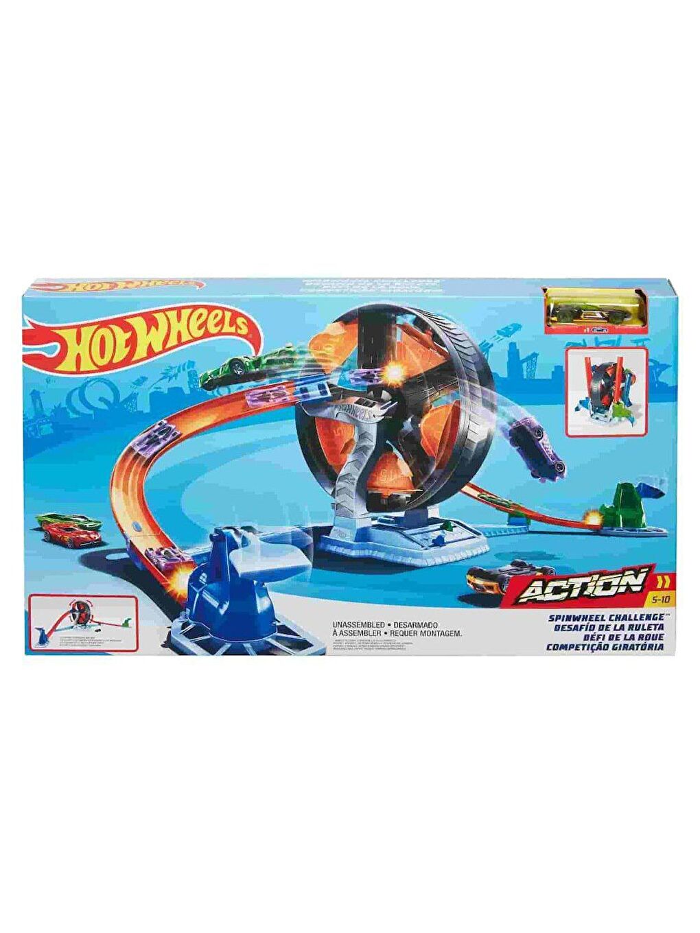 Hot Wheels Renksiz Dönen Tekerlek Macerası Yarış Seti GJM77