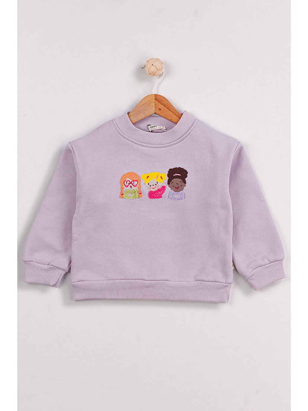 MİSSTUFFY Lacivert Kız Çocuk 2'li Paket Basic Sweatshirt