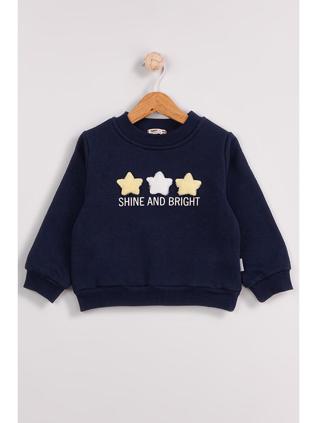 MİSSTUFFY Lacivert Kız Çocuk 2'li Paket Basic Sweatshirt - 4