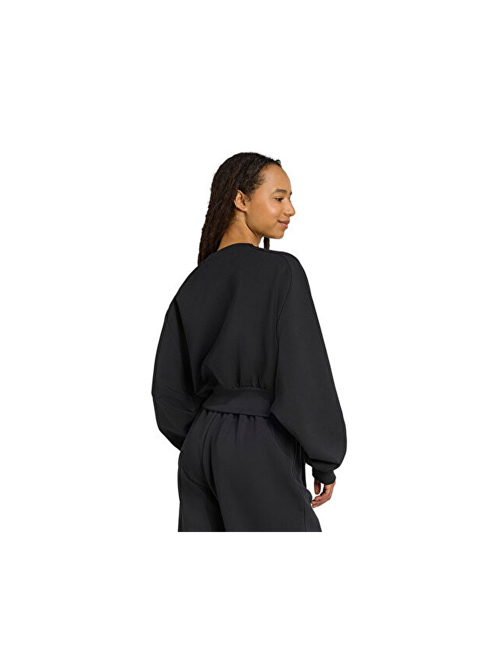 W All Szn Sl Sw Kadın Günlük Sweatshirts Jm3836 Siyah-1