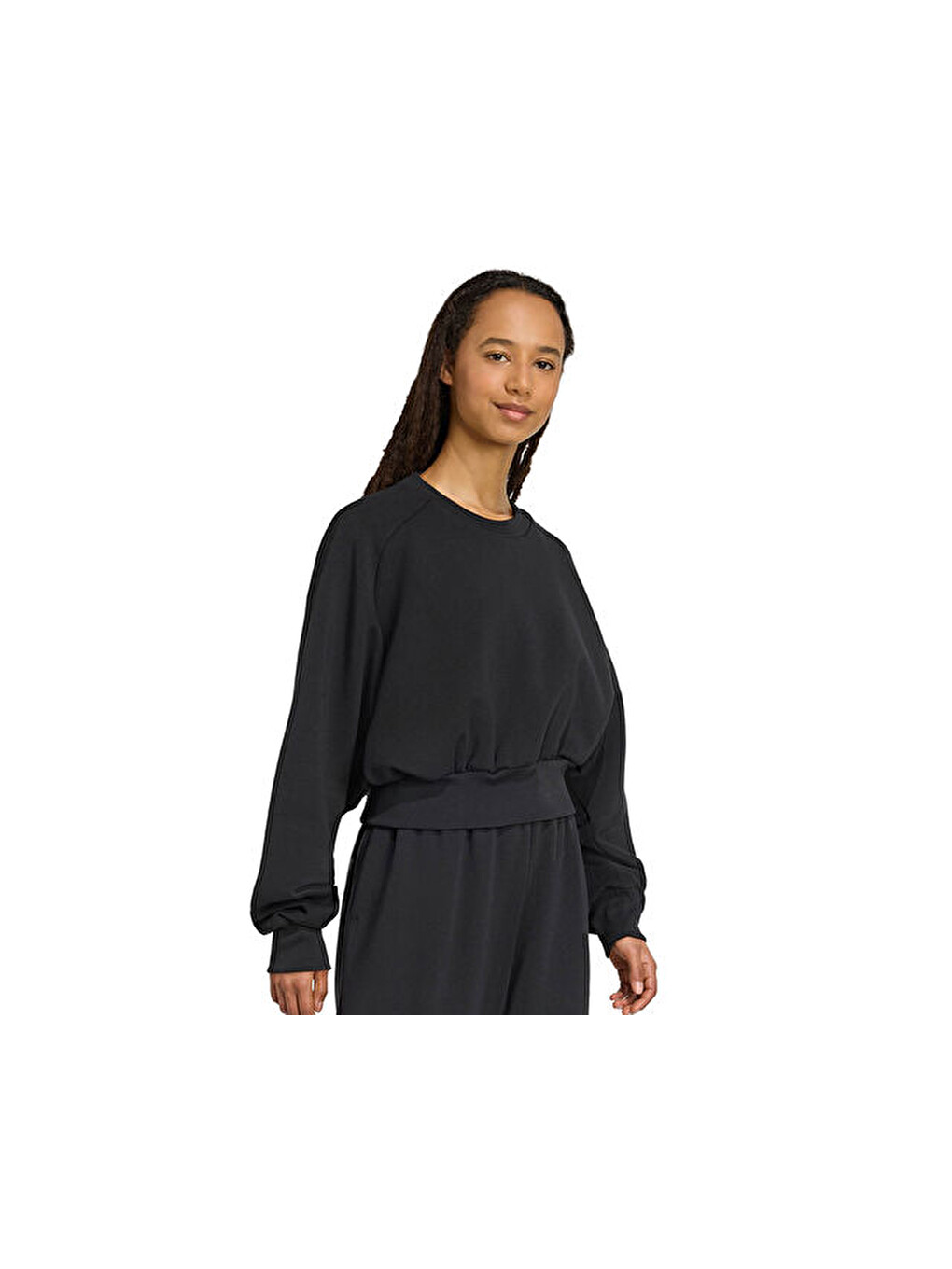 W All Szn Sl Sw Kadın Günlük Sweatshirts Jm3836 Siyah-2