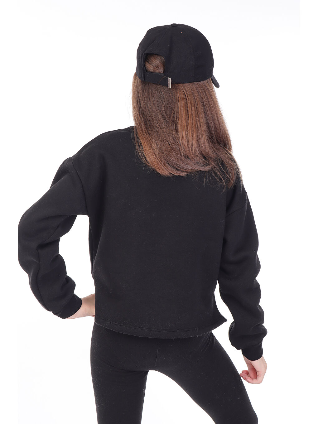 Toontoykids Siyah Kız Çocuk Baskılı Sweatshirt - 2