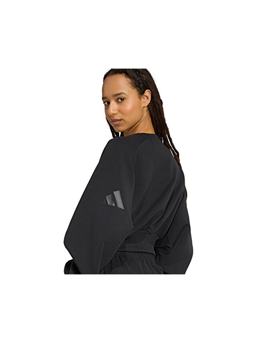 W All Szn Sl Sw Kadın Günlük Sweatshirts Jm3836 Siyah-3