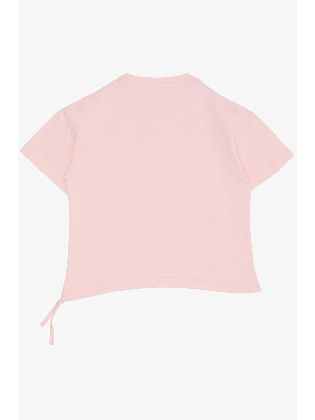 Kız Çocuk Tişört Papatya Baskılı Pembe (7-12 Yaş)-1