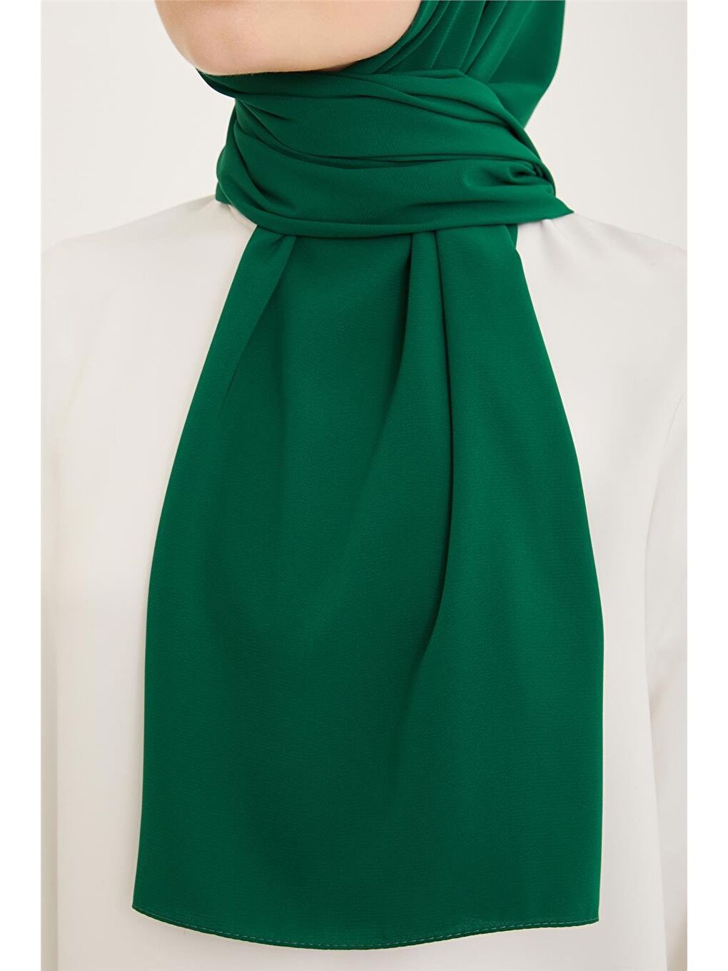 Yeşil Trend Medine İpeği Şal 1 37 36-1