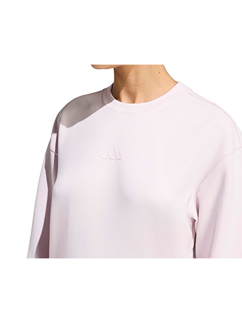 D4t Knit Crew Kadın Antrenman Sweatshirts Kd0057 Mor-3