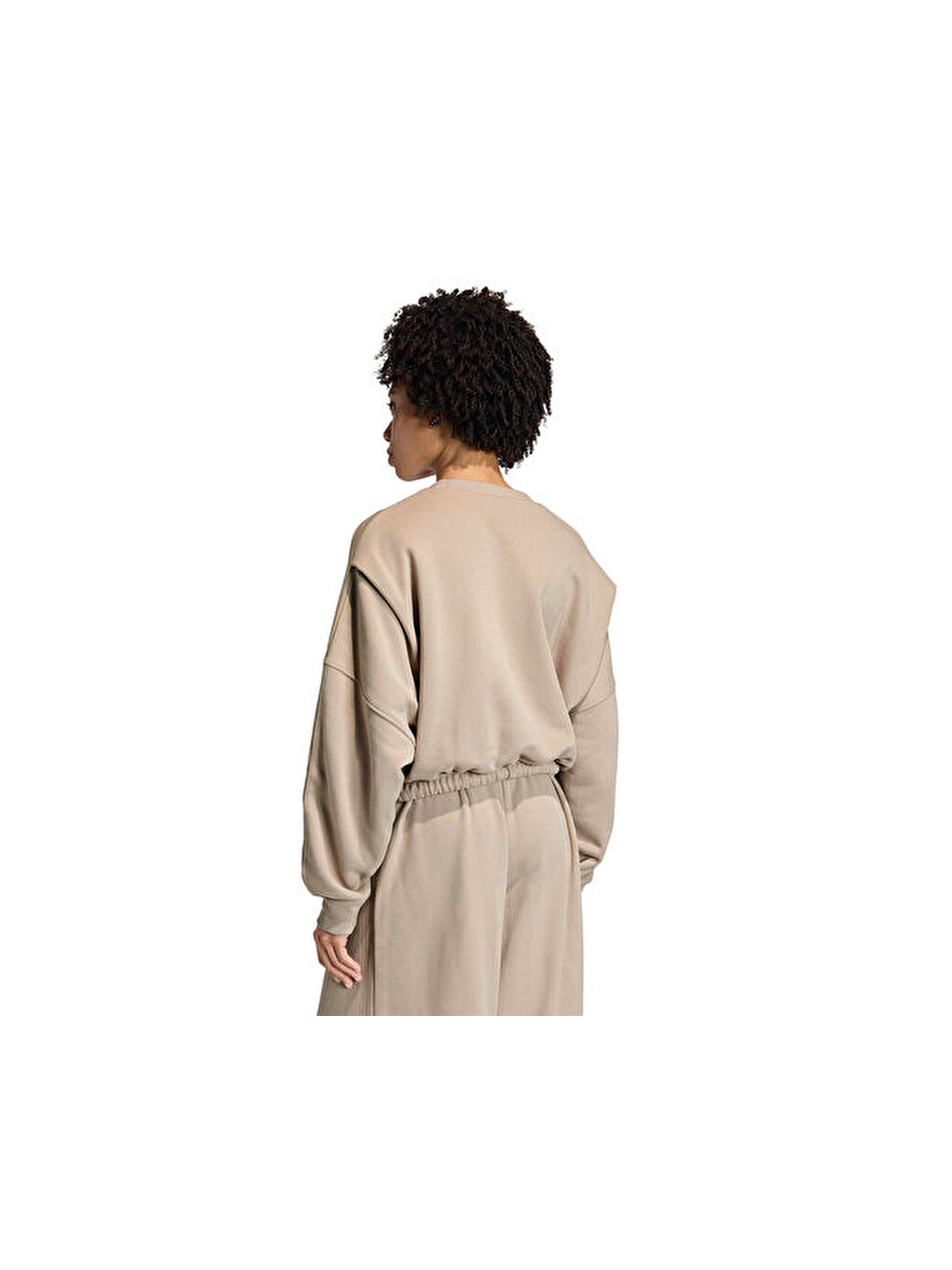 P Ess Os Crw Kadın Günlük Sweatshirts Kc8866 Haki-1