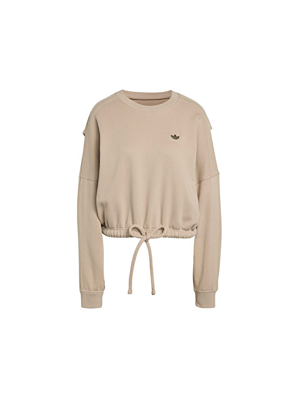 P Ess Os Crw Kadın Günlük Sweatshirts Kc8866 Haki-2