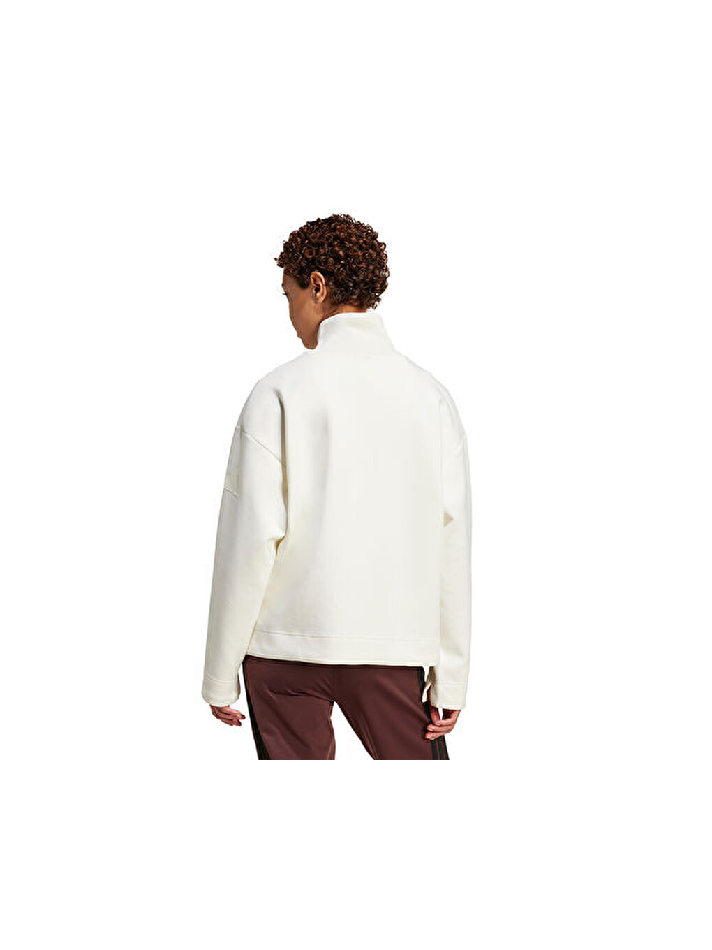 W All Szn Sl Qz Kadın Günlük Sweatshirt Jv9907 Beyaz-1