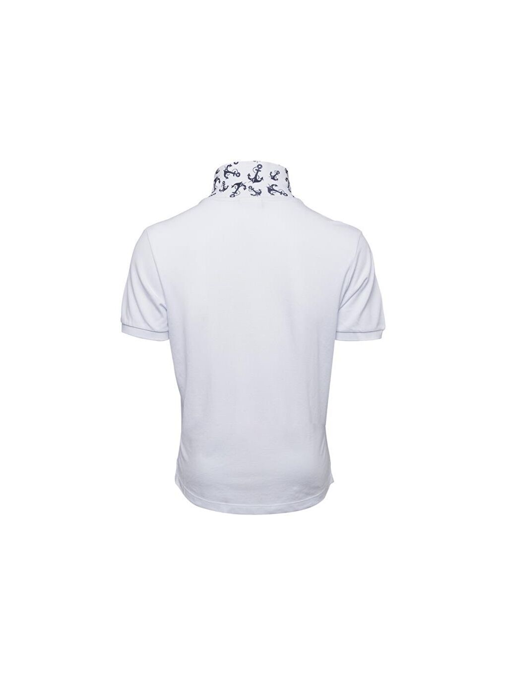 Beyaz Çapa Erkek Polo Yaka Tişört-2