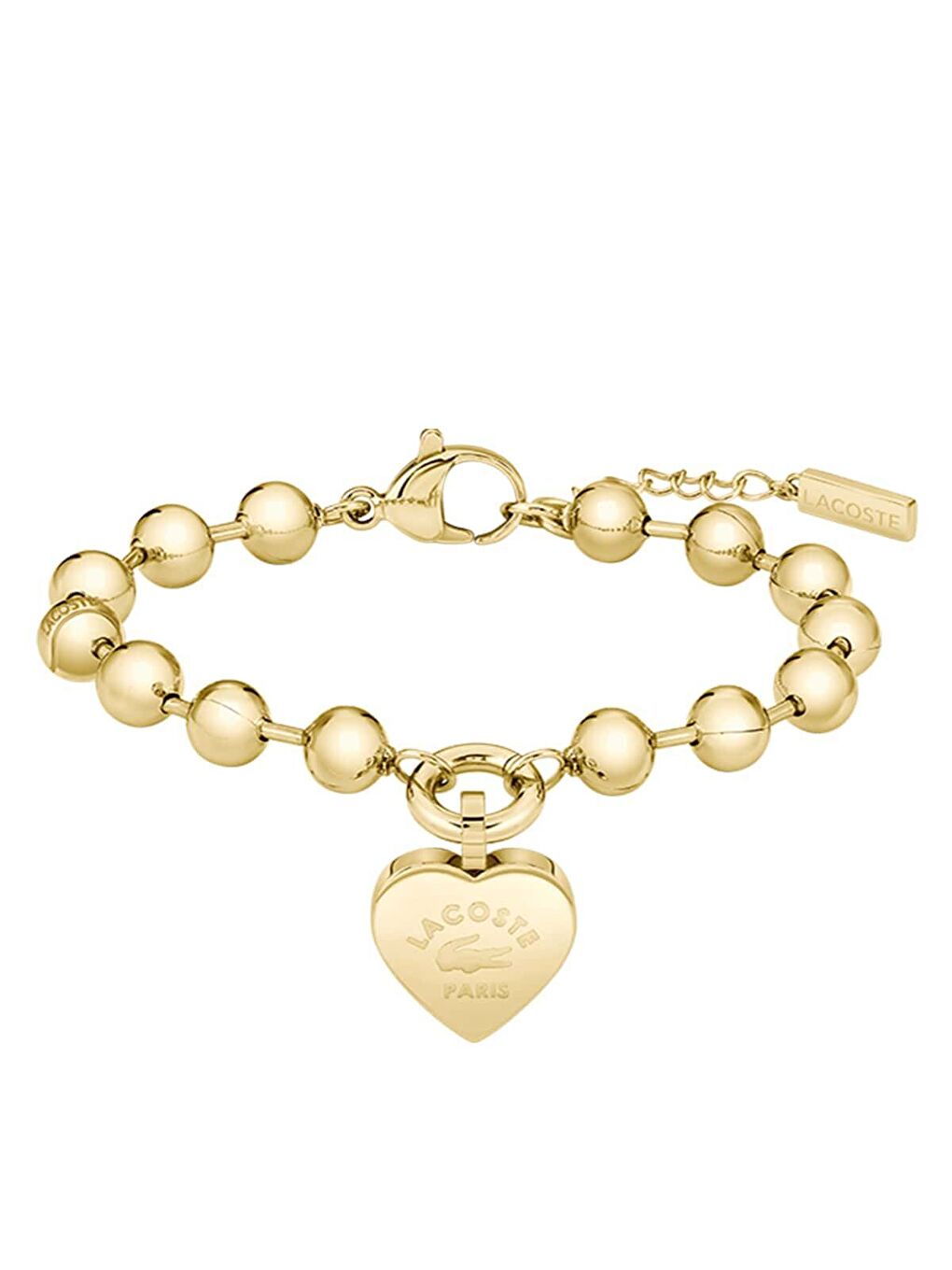 Sarı LACJ2040506 Kalpli Kadın Bileklik