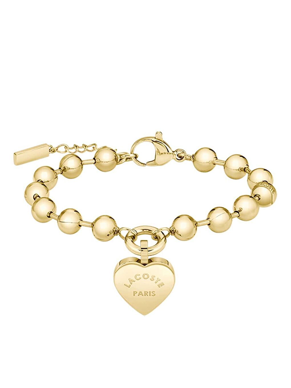 Sarı LACJ2040506 Kalpli Kadın Bileklik-1