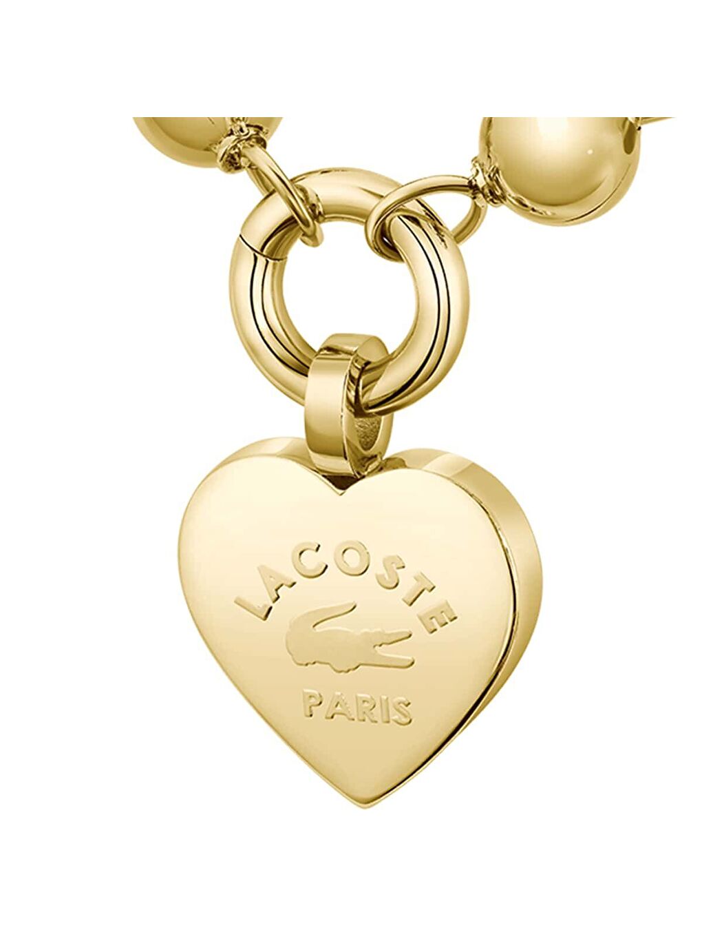 Sarı LACJ2040506 Kalpli Kadın Bileklik-2