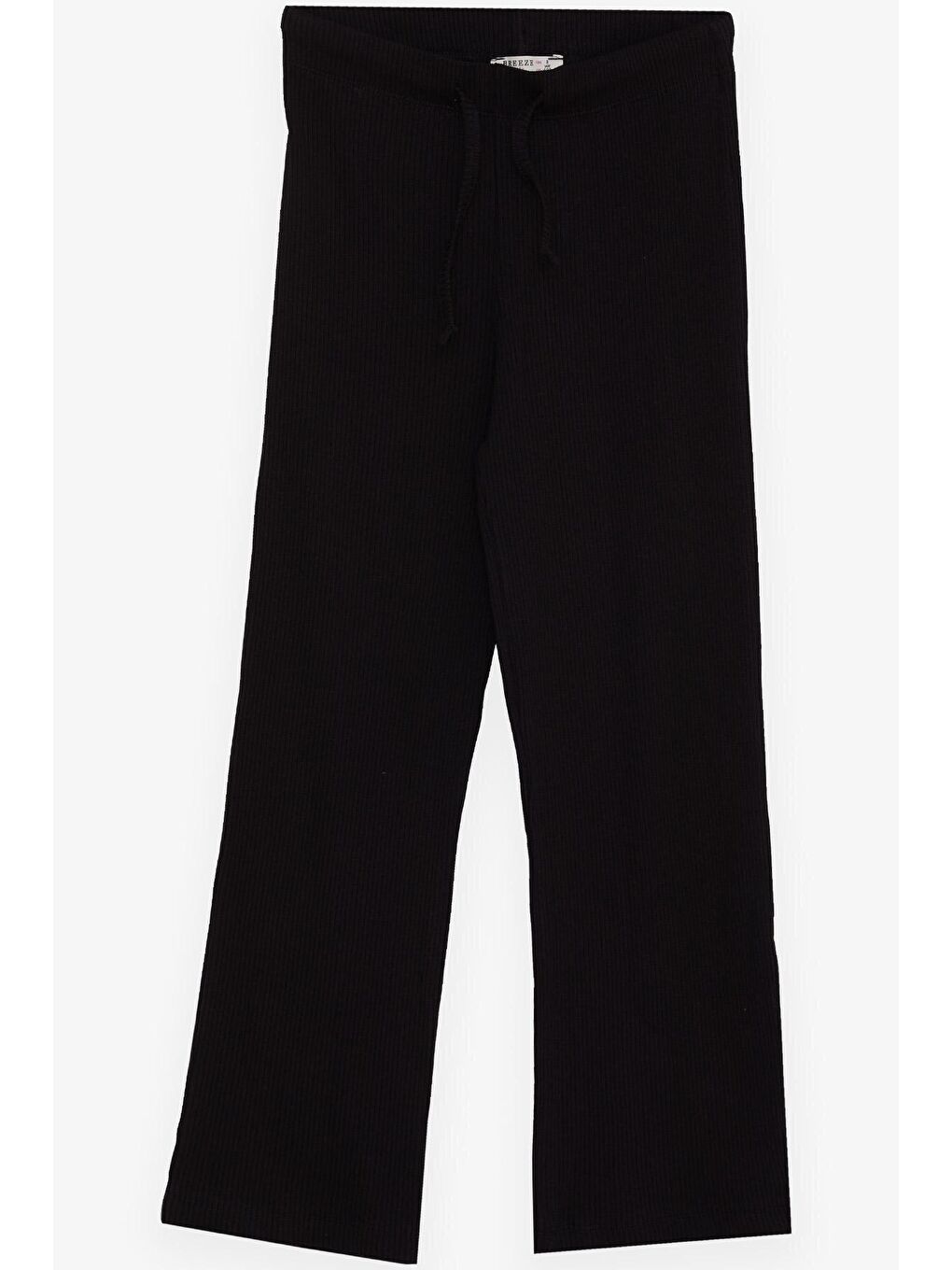 Kız Çocuk Pantolon Kaşkorse Fitilli Siyah (10 Yaş)