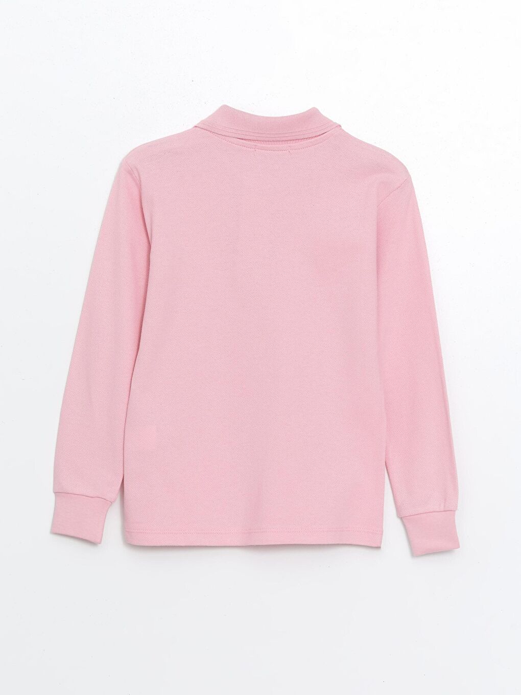 Pembe Kids Polo Yaka Basic Uzun Kollu Kız Çocuk-3