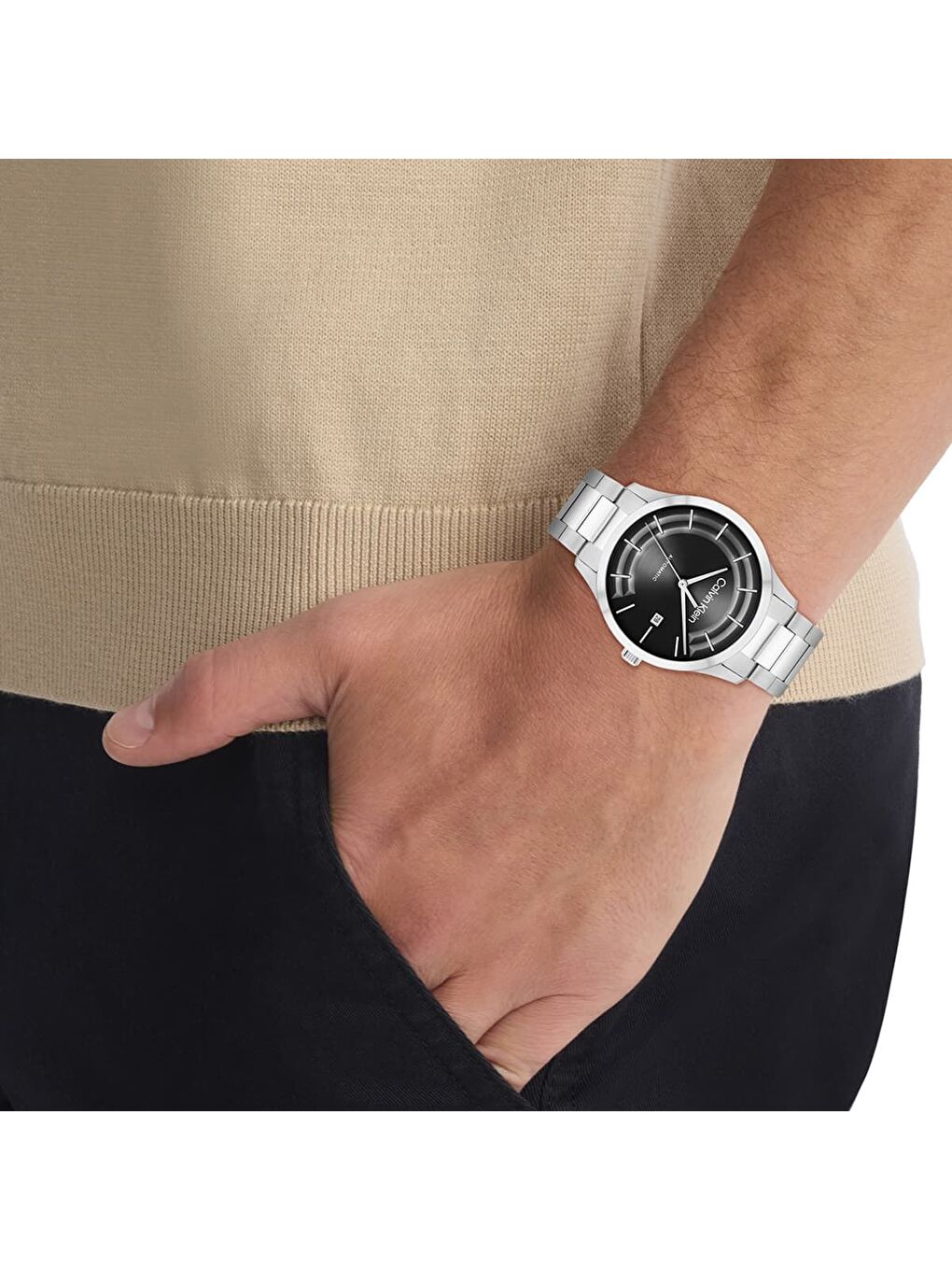 Gri CK25300021 Erkek Kol Saati-3