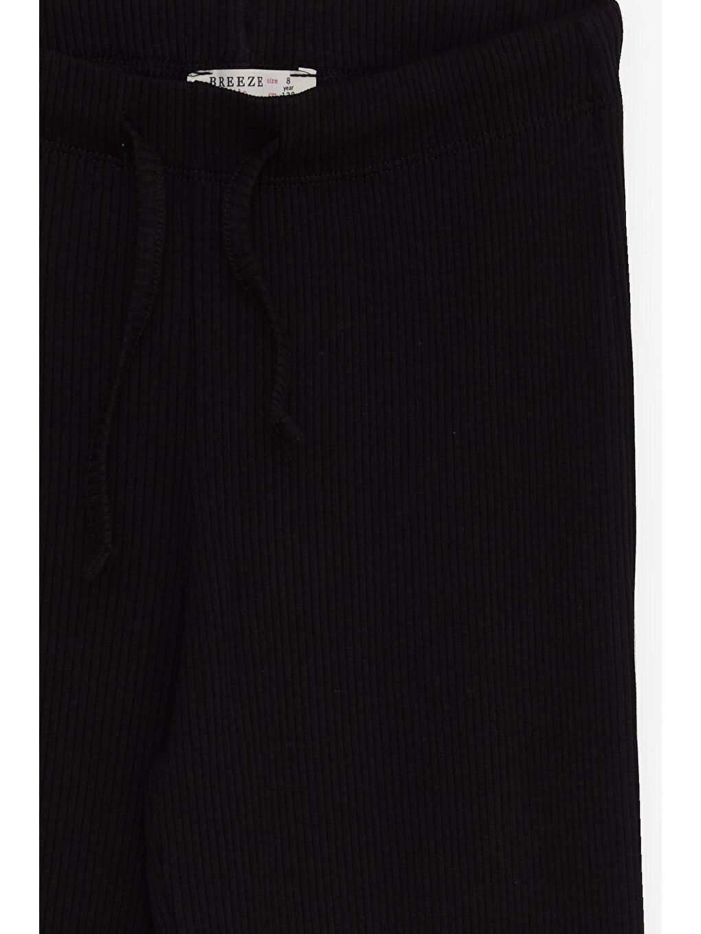 Kız Çocuk Pantolon Kaşkorse Fitilli Siyah (10 Yaş)-2