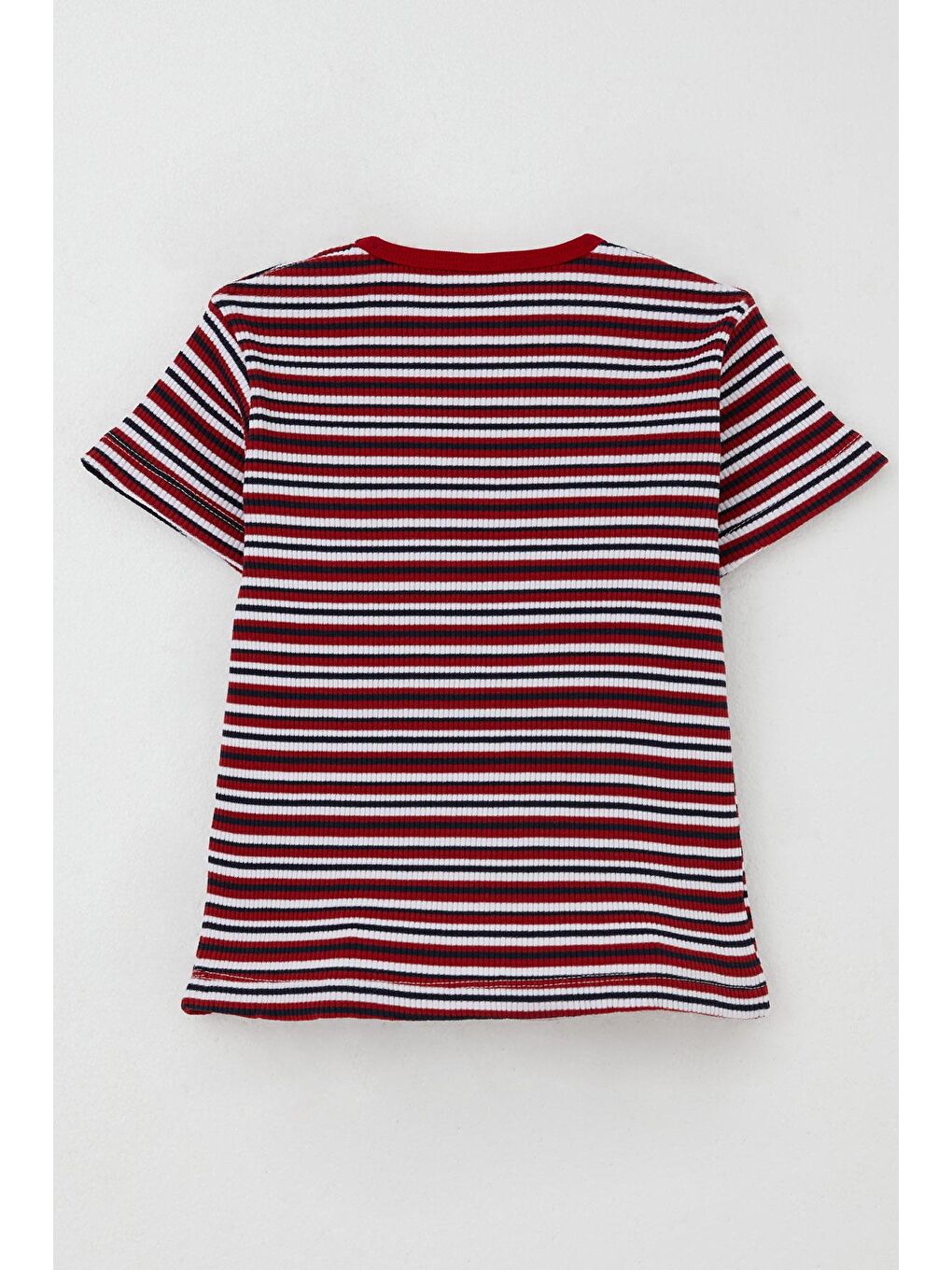 Erkek Çocuk Tişört Patlı Çizgili Kırmızı (1-4 Yaş)-1