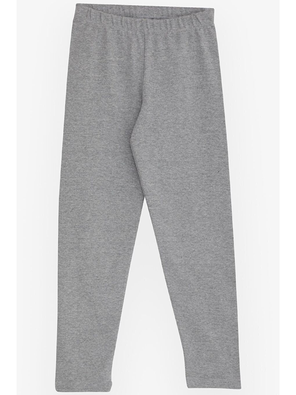 Kız Çocuk Tayt Basic Gri Melanj (4-8 Yaş)