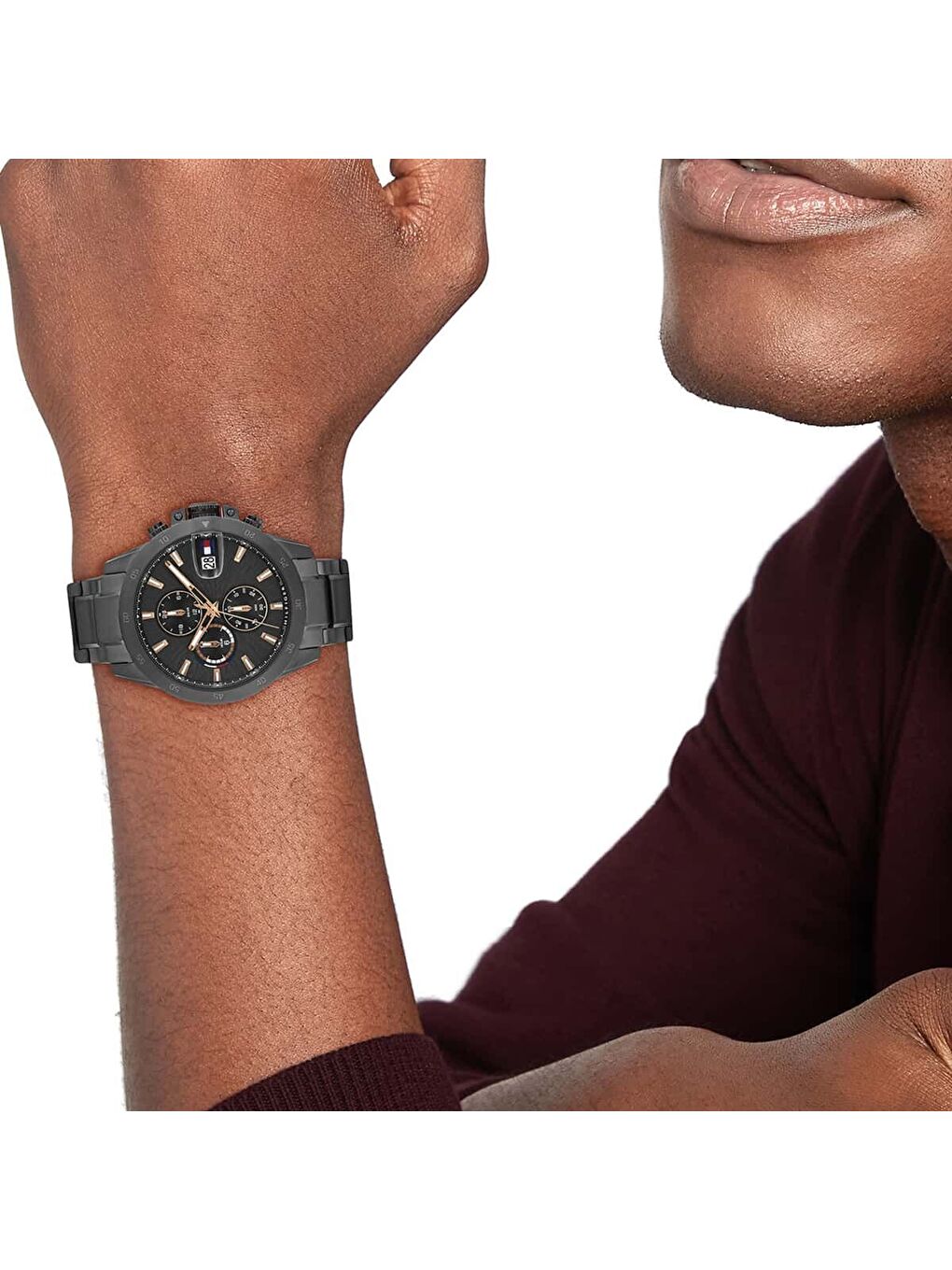 Siyah TH1792218 Erkek Kol Saati-3