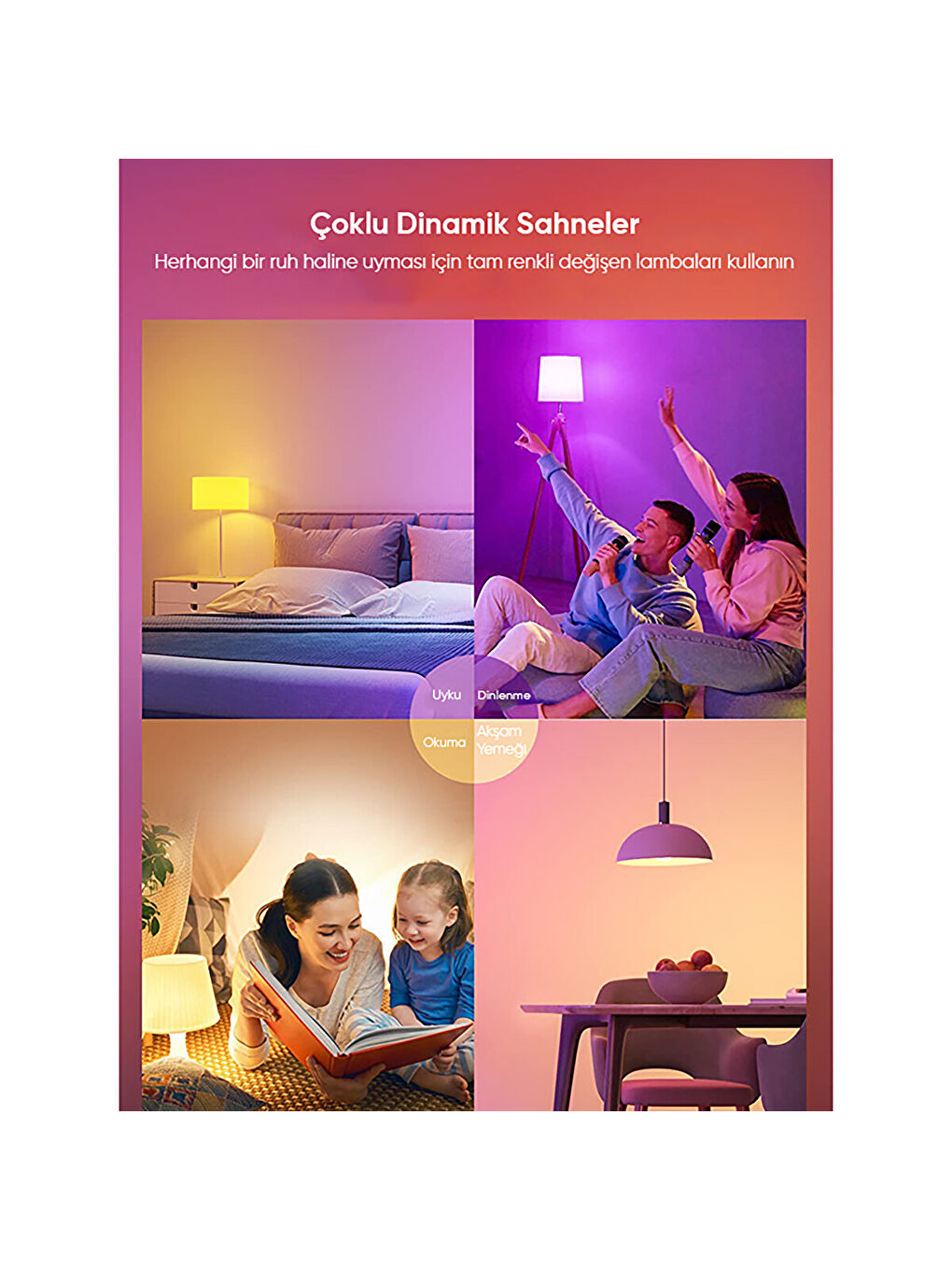 Karışık Smart Bulb Lite Akıllı Led Ampul 1050 Lümen, 11W - App Ile Uyumlu-2