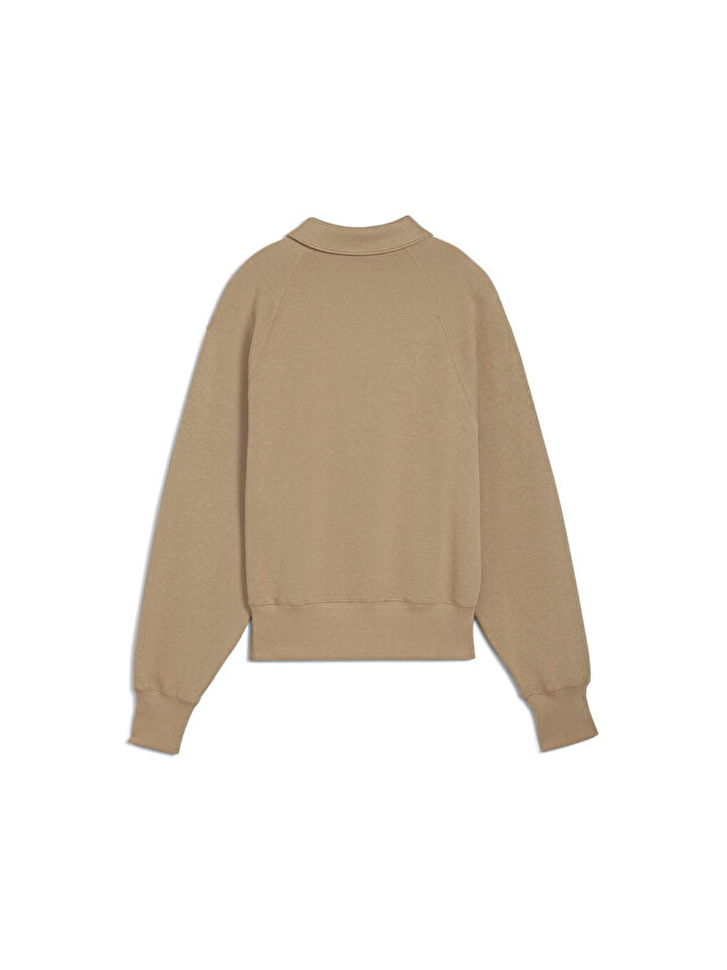 Ekru Classics+ Half Zip Polo Crew Kadın Günlük Sweatshirts 62656167 Krem-1