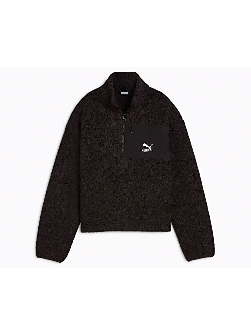 Classics Winterized Half-zip Kadın Günlük Polar Sweatshirts 62679601 Siyah-5