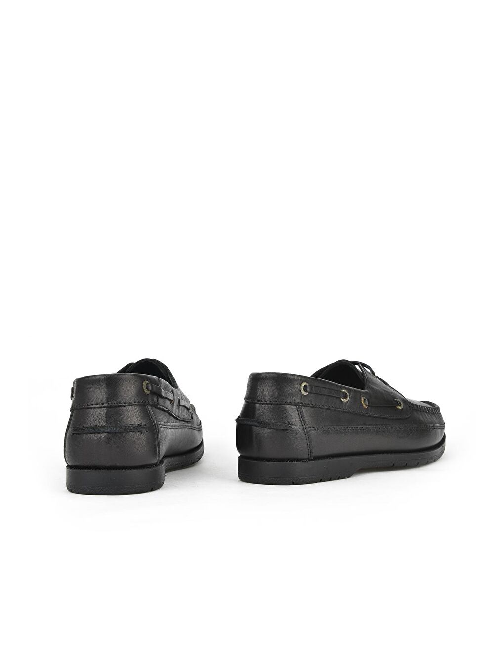 Siyah Hakiki Deri Erkek Ayakkabı-2