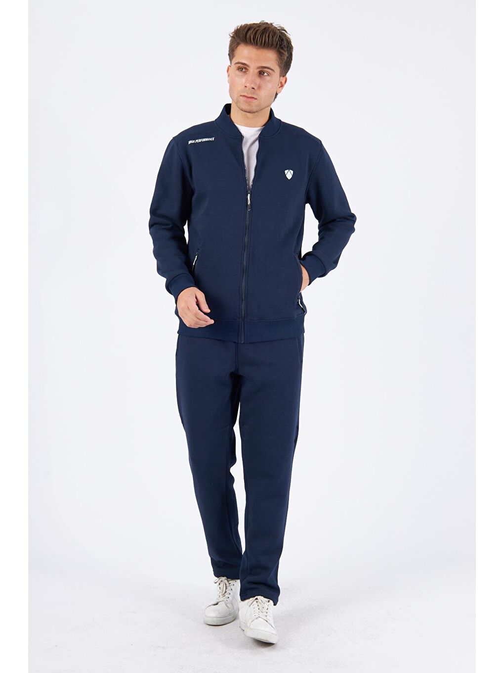 Şardonlu 3 Iplik Kışlık Eşofman Takımı İndigo 5721-İ-2