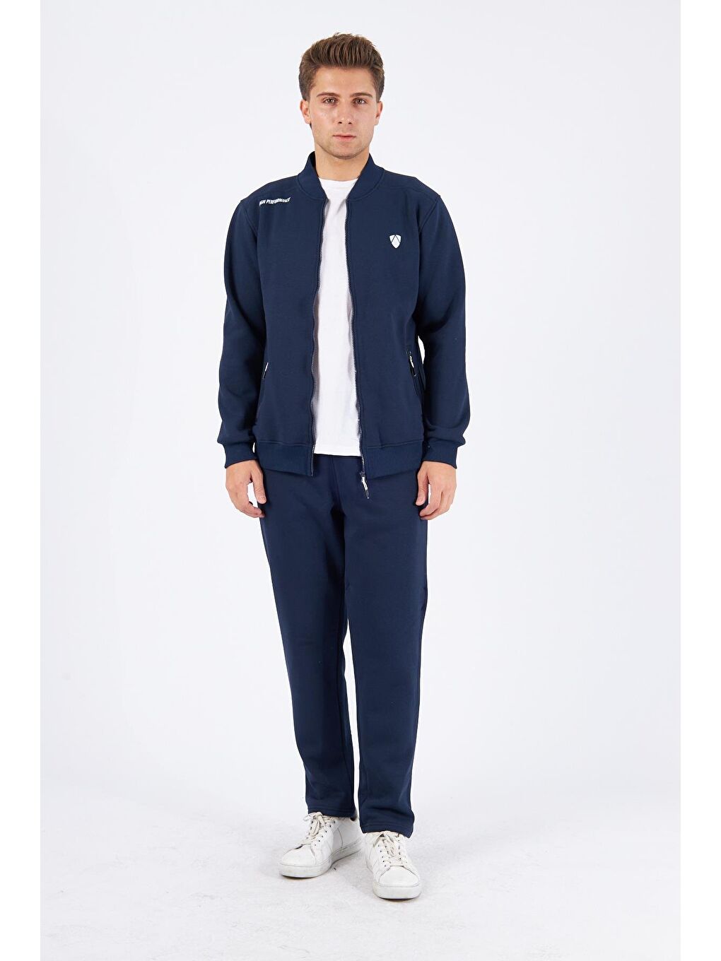 Şardonlu 3 Iplik Kışlık Eşofman Takımı İndigo 5721-İ-3