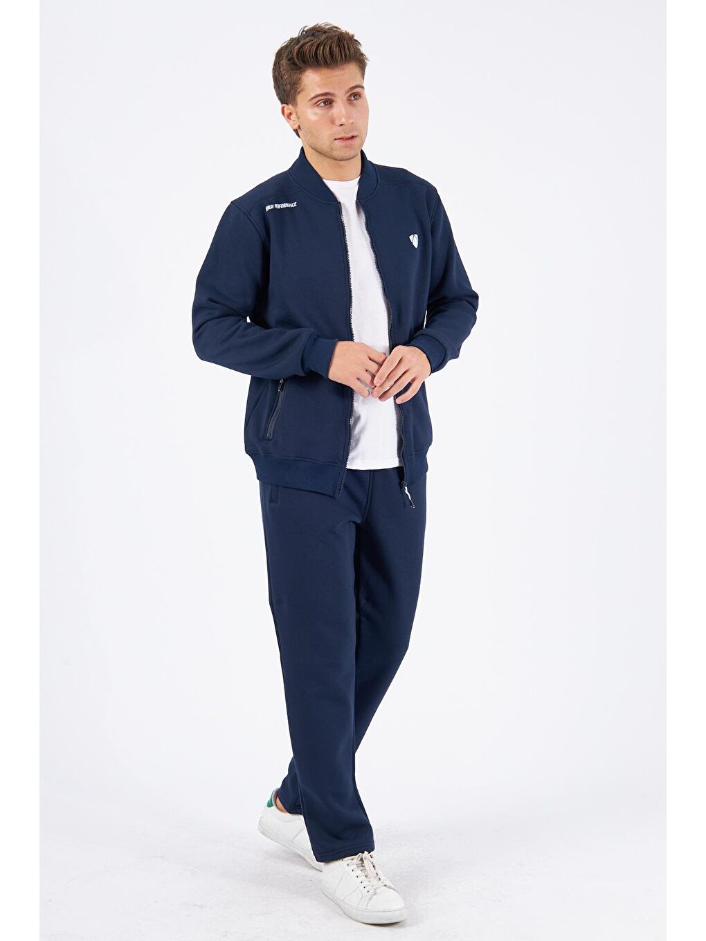 Şardonlu 3 Iplik Kışlık Eşofman Takımı İndigo 5721-İ-4