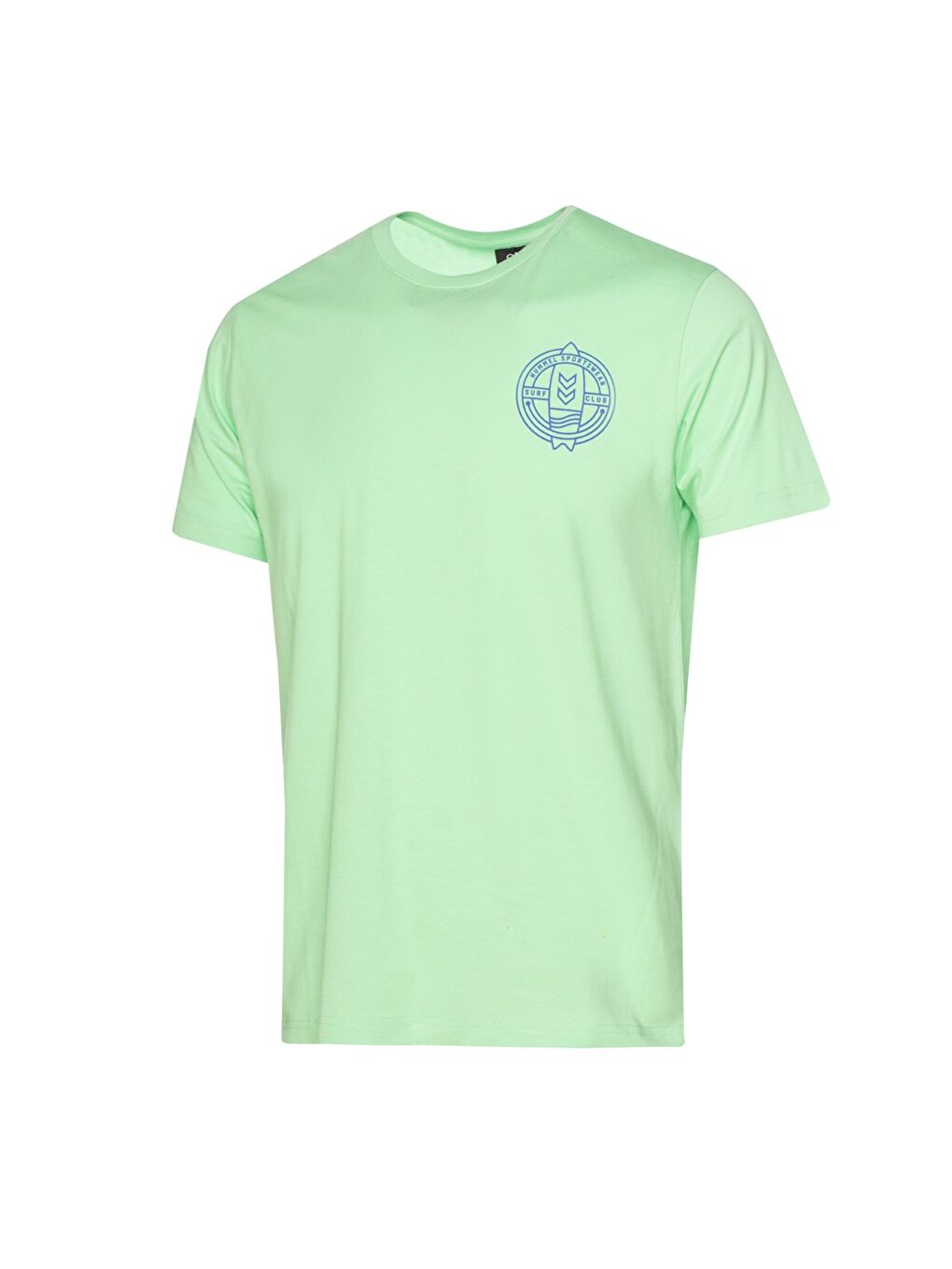 Calvert Erkek Mavi Yuvarlak Yaka Tişört-1